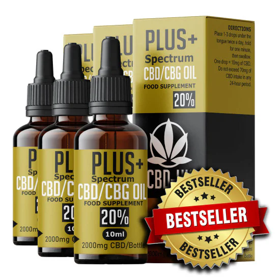 CBG Oil Super Bundle - 2000mg 20% CBG & CBD Blend - Triple Pack